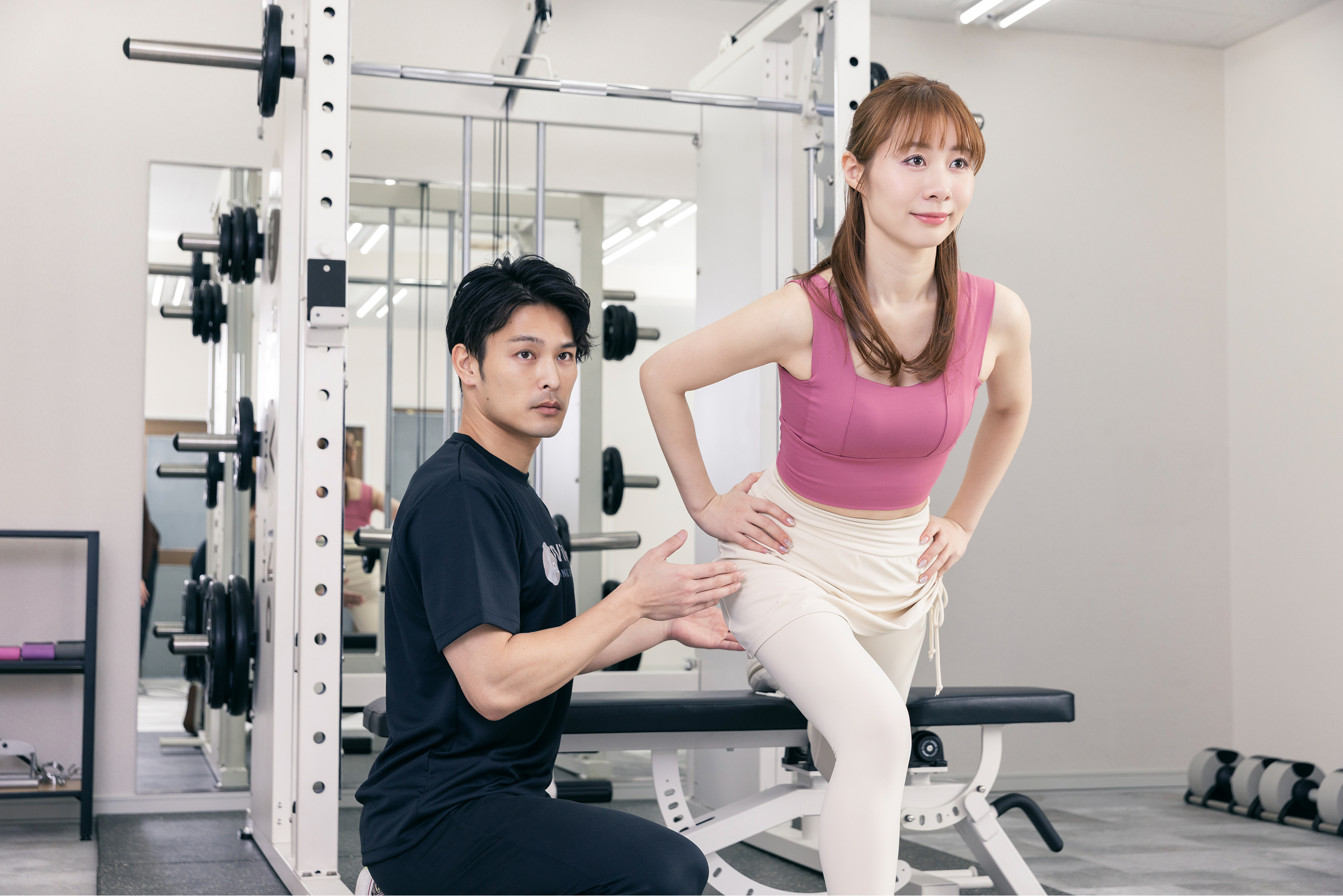 ReViNaでのパーソナルトレーニングの様子