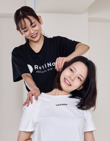 ストレッチの様子