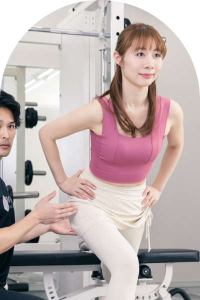 トレーニングで狙った部位を引き締める